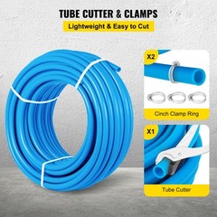 1″x300′ coil PEX Tubing Blue Certified Non-Barrier Htg/Plbg/Potable Water