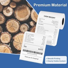 2 1/4″ x 50′ Thermal Receipt Paper 50 Rolls Cash Register POS Credit Card Tape