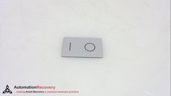 SIEMENS 3SB1904-2MF LABELING PLATE FOR LABEL HOLDER, NEW* #251602