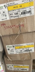 1” Strut Straps, Unistrut P1113EG, With Bolts And Nuts, Box Of 100 Pcs