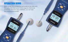 Handheld Gauss Meter Tesla Meter Permanent Magnet 1% 2% 5% Accuracy
