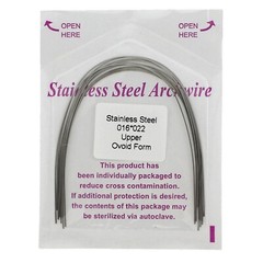 arcos de ortodoncia Orthodontic Arch Wire NiTi Stainless Steel Acero Inoxidable