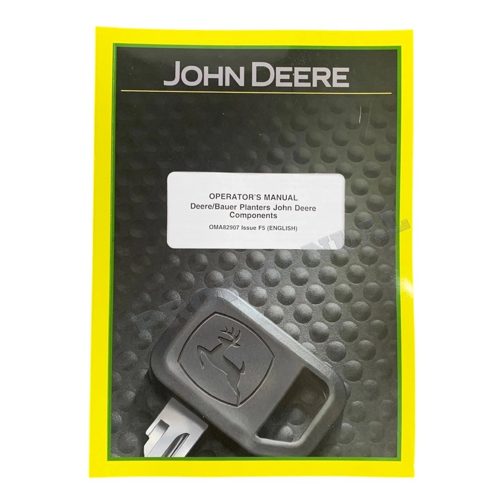 JOHN DEERE DB44 DB58 DB60 DB66 PLANTER OPERATORS MANUAL