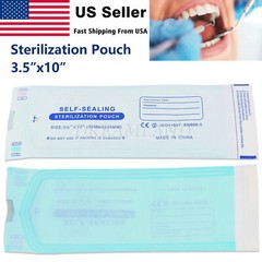 3.5″ X 10″ Self Sterilization Pouches Autoclave Pouch, Sterilizer Bags Dental US
