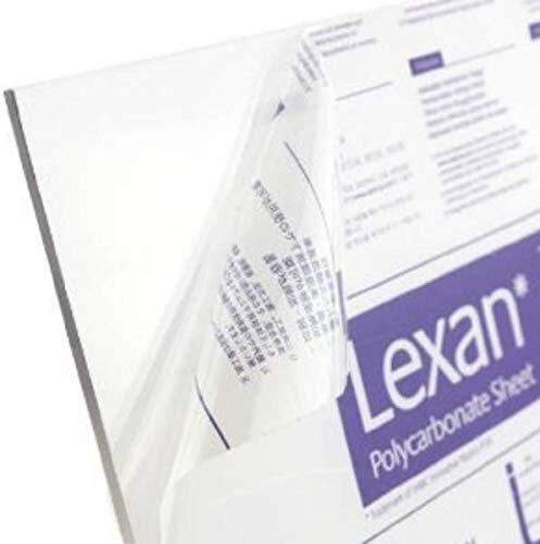 Polycarbonate Lexan Genera Sheet Clear 0.250” – 1/4″ x 24″ x 48″ – Thermoforming