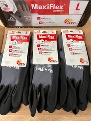 MaxiFlex ATG 34-874 Ultimate Work Gloves, Large, 3-72 Pairs