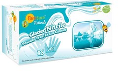 Be2925 Naturals Glacier Nitrile Powder Free Exam Gloves 3 Mil Xsmall Nitrile Bea