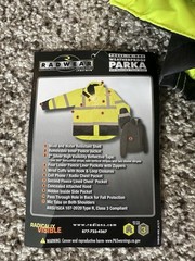 Radians Radwear 3 In 1 Weatherproof Heavy Duty Insulated Hi Vis Parka