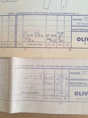 Set of 2 Oliver Corp. Factory Blueprints (1967 & 1980) – South Bend, IN Plant