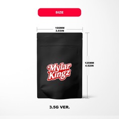 Mylar3.5 bags 10 OR MORE RANDOM DESIGNS 3.5gram 100PCS/PACK ZIPLOCK SMELL-PROOF