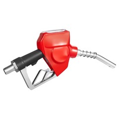 VEVOR 1 in Barb Digital Fuel Nozzle 3/16 in Spout Auto Shut Off Gas Nozzle