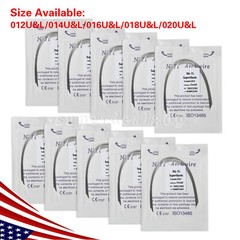 1/10packs Dental Orthodontic Brackets Braces /Supper Elastic Niti Arch Wires OR