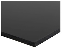 HDPE (High Density Polyethylene) Plastic Sheet 3/4″ x 24″ x 24″ Black Color