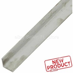 Stainless Steel Angle Iron 1/8″ x 1″ x 7 Ft 90 Degree Hot Rolled 304 Mill Finish