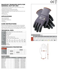 1 PR 34-874 MaxiFlex ATG Ultimate Nitrile Micro Nitrate Coated XL PIP