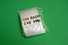 5000 Bags Zip Seal Lock Bags 2mil 2 x 2 Clear Small 2″ Square Baggies 5,000 Pcs