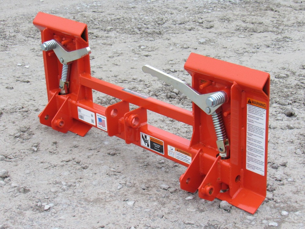 Kubota LA240 and LA243 Tractor Loader to Skid Steer Quick Attach Adapter 835130