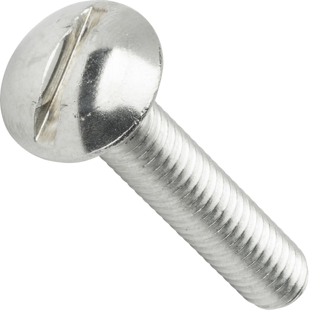 1/4-20 Truss Head Machine Screws Slotted Drive Stainless Steel All Lengths