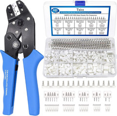 Taiss JST Crimping Tool with 580PCS JST PH Connector Kit 2.0Mm 2/3/4/5/6Pin Hous