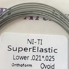 Dental Orthodontic Super Elastic Niti Round/Rectangular Arcos Arch Wires Ovoid
