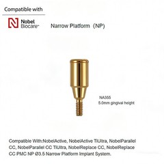 US Dental Ti Abutment NP fit Zest Locator for NobelBiocare NobelActive Implants