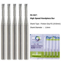 Wave Dental Carbide Bur FG330 Round 1/4 2 4 6 8 557 Friction Grip High Speed Bur