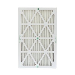 16x25x2 MERV 13 Pleated Air Filters by Glasfloss. 4 Pack.