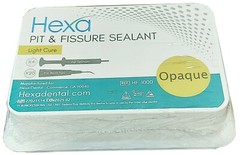 Pit and Fissure Sealant HF-1000 2gr x 4, Pre-Bent Tips x 20 Opaque Hexa 2/4/6/10