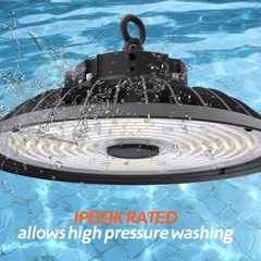 150W LED UFO High Bay Light Warehouse Commercial Industrial 5000K AC 100-277V