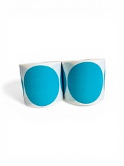 Direct Thermal Labels- 3″ Round Teal Colored 500 Labels per roll, 1-12 Rolls