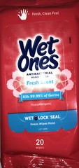 Wet Ones Hand Wipes 20 pcs pk New Ship24HRS