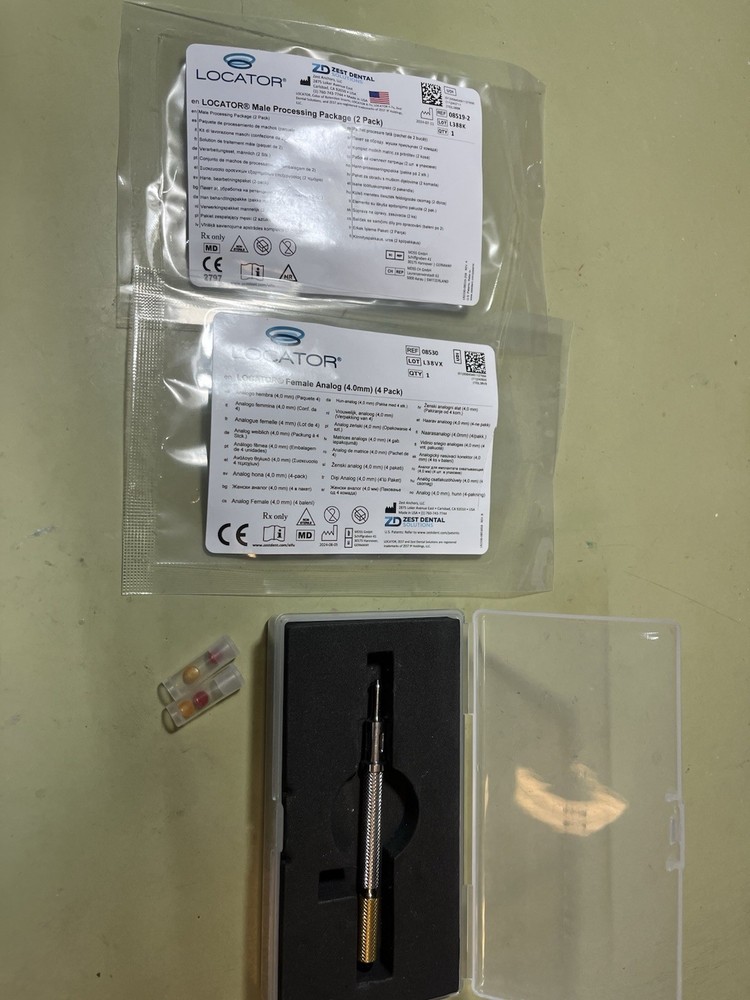 Zest Dental Locator Core Tool And Part Lot Analogs Processing Packs Dentist MORE