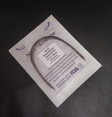 Dental Orthodontic Super Elastic NITI Arch Wires Rectangular Natural Form Wires