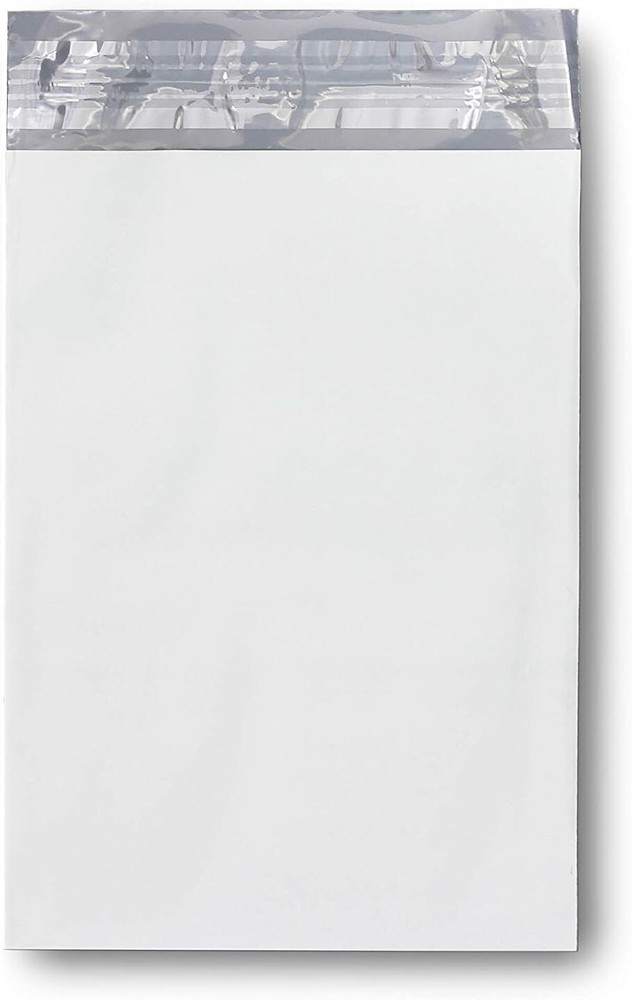 100 Pack Secure Seal White Poly Mailers Shipping Bags – Safe Shipping with 5×7