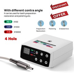 Yabangbang Dental Electric Motor System LED Brushless 4 Hole 1:1 1:5