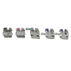Dental Orthodontic Metal Brackets Braces Mini Roth MBT 018 022 345 Hooks MIM