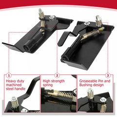 Weld-On Skid Steer Quick Attach Bucket Conversion Adapter Latch Plates Universal