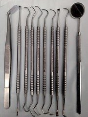 Dental Composite filling Carvers Restorative Double ended Instruments Set of 10