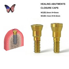 US Fit Straumann Closure Screw Healing Abutment NC/RC Bone Level BL/BLT Titanium