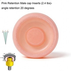 US Dental fit ZEST locator Male Cap Inserts Standard Angle Range 20°-1.2/2.4lbs