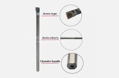 SOLID CARBIDE C06K-SCLCR06 INDEXABLE LATHE BORING BAR 6 MM SHANK + CCGT060204L-F