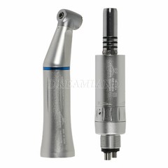 Dental Slow Low Speed Handpiece Push Contra Angle NSK Style Air Motor 4Holes