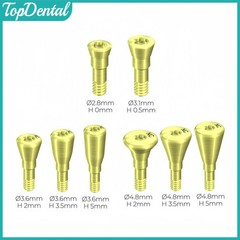 NC Dental Mini Healing Abutment Cap NC Fit Straumann ITI Yellow