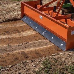Titan Attachments 3 Point 6FT Rear Box Blade Scraper Grader, Cat 0 and 1