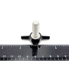 3/8″ Power Inverter Cable Bolts Thumb Screws Tee Knob Red or Black 3/4 – 1.5 in