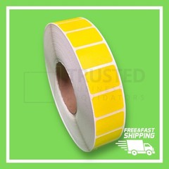 1.5×1 Inch YELLOW 1-1/2″ x 1″ Direct Thermal Labels 5,100 PER ROLL ZEBRA ELTRON