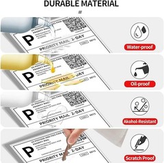 3000 4×6 Fanfold Direct Thermal Shipping Labels Perforated Label / UPS CERTIFIED