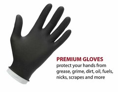 FREE SHIPPING! VENOM STEEL Nitrile Gloves Rip Resistant Size Fits Most 100 CT