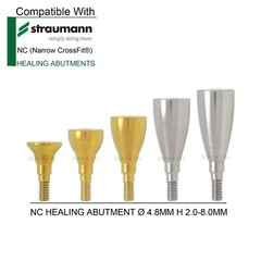 Healing Abutment NC/RC Cover Screw Healing Components fit Straumann BL/BLT