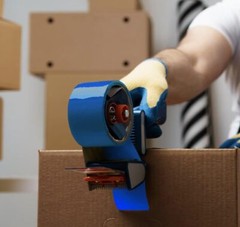 12 Rolls Blue Carton Sealing Tape 3″ x 110 Yards Box Shipping Moving Tape 2 Mil